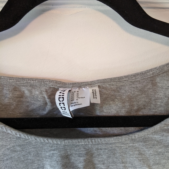 Heather Gray Crop H&M t-shirt - Picture 3 of 3